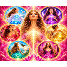 Colección Mujer Power: 6 Mesas Radiónicas de Poder Femenino