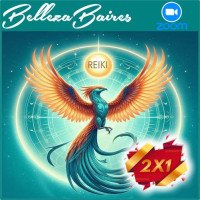 Promo 2x1 Curso por Zoom de Reiki Ave Fenix