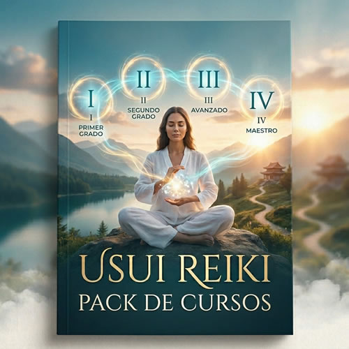 Pack de Cursos de Reiki Usui Niveles 1 al 4