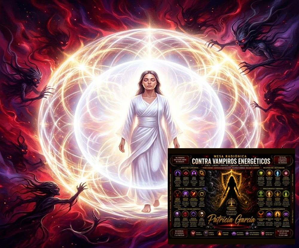 Curso Online de Mesa Radiónica Contra Vampiros Energéticos