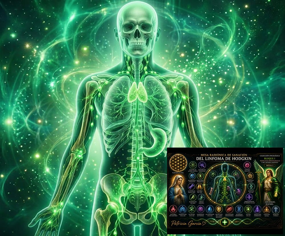Curso Online de Mesa Radiónica Sanación del Linfoma de Hodgkin - Colección Oncológica - Bloque I - Neoplasias Hematológicas y del Sistema Linfático - Mesa 1