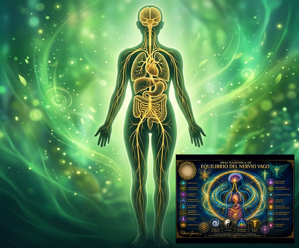 Curso Online de Mesa Radiónica de Equilibrio del Nervio Vago