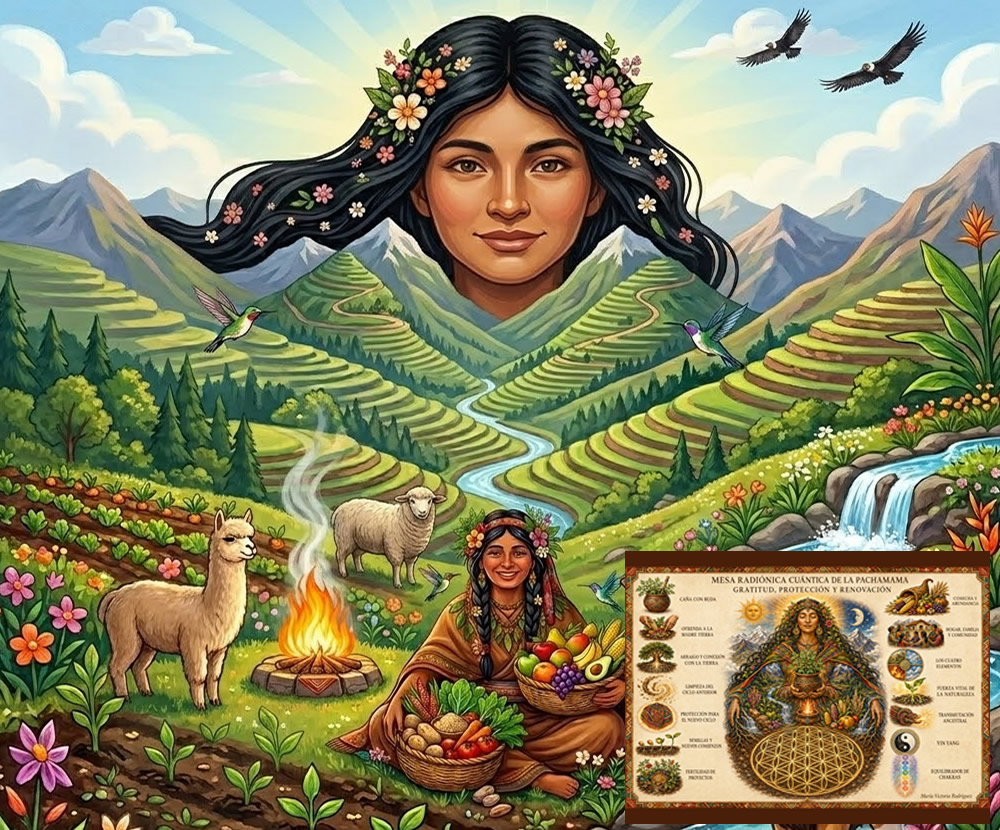 Curso Online de Mesa Radiónica Cuántica de la Pachamama