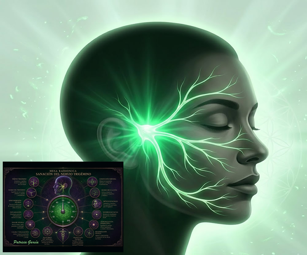 Curso Online de Mesa Radiónica Sanación del Nervio Trigémino