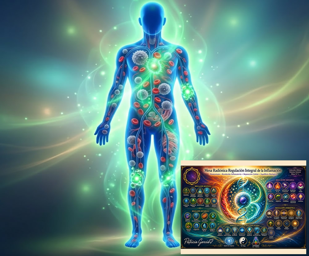 Curso Online de Mesa Radiónica Regulación Integral de la Inflamación