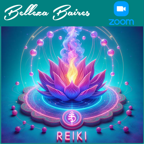 Curso por Zoom de Reiki de la Llama Violeta Nivel 1, 2, 3, 4 y Maestría