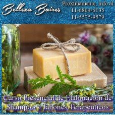 Curso Presencial de Elaboración de Shampoo y Jabones Terapéuticos