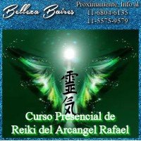 Curso Presencial de Reiki del Arcángel Rafael Nivel 1, 2, 3 y Maestría