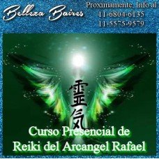 Curso Presencial de Reiki del Arcángel Rafael Nivel 1, 2, 3 y Maestría