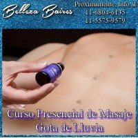 Curso Presencial de Masaje Gota de Lluvia