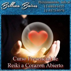 Curso Presencial de Reiki a Corazón Abierto