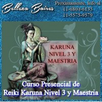 Curso Presencial de Reiki Karuna Nivel 3 y Maestria (CON REQUISITOS)