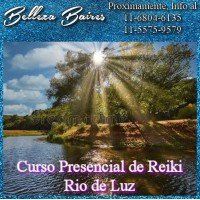 Curso Presencial de Reiki Río de Luz Nivel 1 y Maestría 